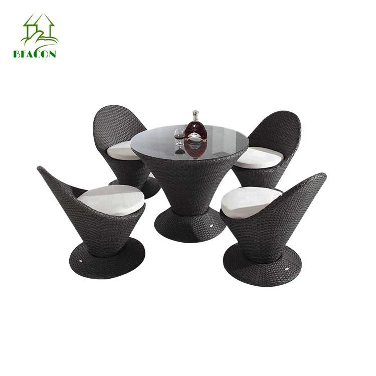 Modern Whole Aluminum Dining Chair and Table Outdoor Garden Furniture Sets
