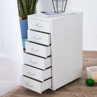 Metal Steel Chest Drawer Moving Mobile Filing Cabinet for Storage