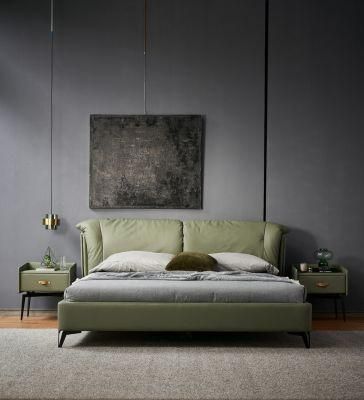 Wholesale Modern Bedroom Furniture Beds Leather Furniture Home Furniture a-Mf004