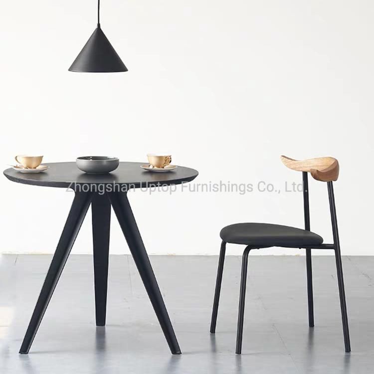 Modern Dining Room Sets Metal Furniture Upholstered Chairs (SP-LC833)