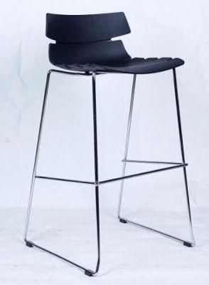 Modern Metal Molded Plastic Bar Stools