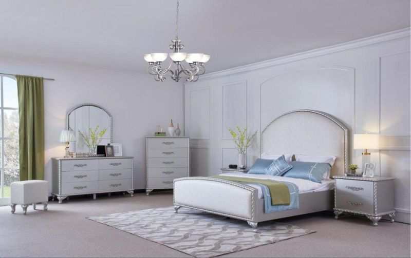 Luxurious Modern Bed with Superior PU Leather