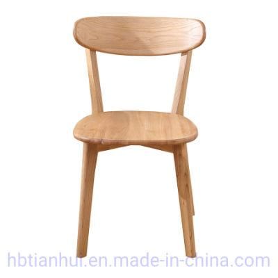 Hot Sale Solid Wood Dining Chair Restaurant Furniture Modern Simple Chinese Furniture