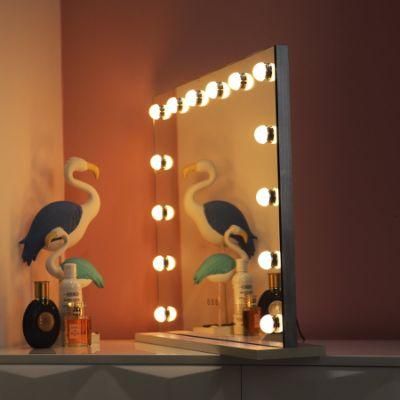 High-End Desktop LED Makeup Mirror Hollywood Mirror Furniture Mirror