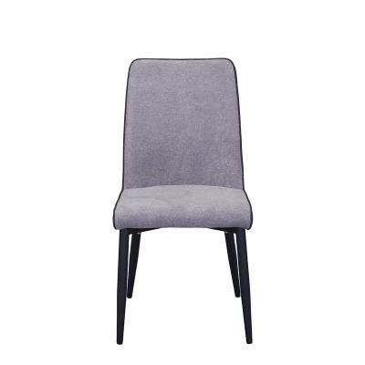 Modern Home Furniture PU Leather Fabric Upholstered Seat Dining Chair for Living Room