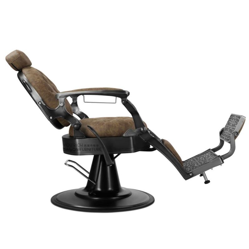 Modern Heavy Duty Barber Chair 360 Reclining High Quality Material Hairdressing Salon Chairs