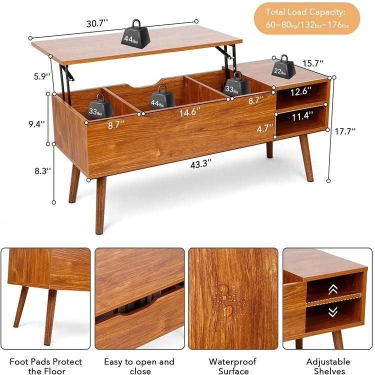 Modern Coffee Table Rectangle Sofa Table Studing Table