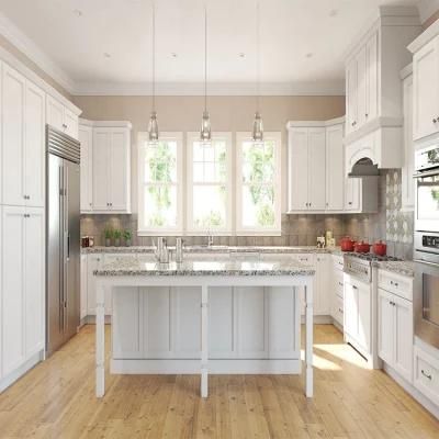 New Cheap Price Free Design Modular Solid Wood Kitchen Unit Simple Modern Design Smart Kitchen Cabinet