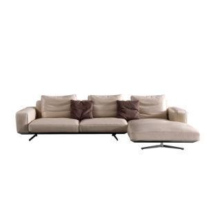 European Modern Design Leather Sofa Home Furniture Leisure Sofa
