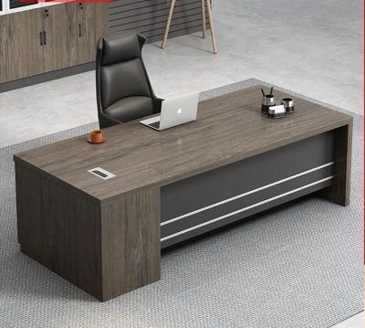 Office Desk and Chair Combination Simple Modern Financial Office Single President Supervisor Manager Computer Desk Furniture