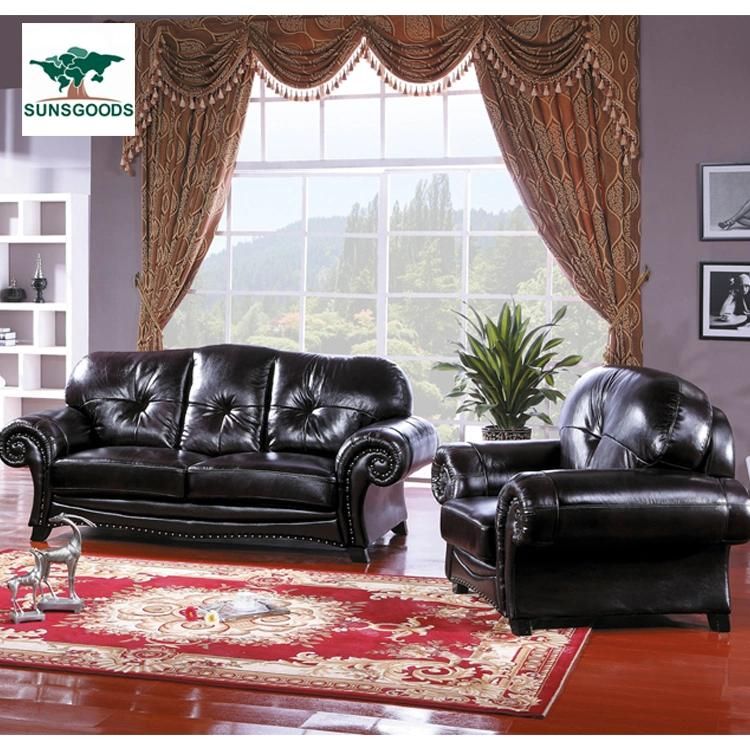 Manufacturer Luxury Popular Designbedroom Real Leather Sofa Group Sofa Modern Furniture