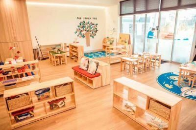 Natural Wood Theme Kids Classroom Furniture, Kindergarten Furniture Preschool Equipment Supply for Australia