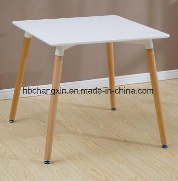 Modern Square Wooden Dining Table Coffee Table