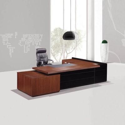 Luxury Veneer Painting Modern Office Boss Table CEO Executive Desk