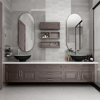 Bathroom Aluminum Furniture Mirrored Bathroom Wall Cabinet Bathroom Storage Cabinet