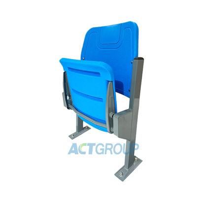 HDPE Foldable Stadium Chair VIP Stadium Seats with Advertisement Plate