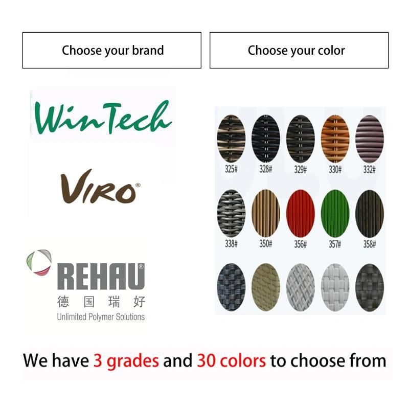 Indoor and Outdoor Commercial Rope Modern Design Furniture Upholstered Patio Garden Furniture