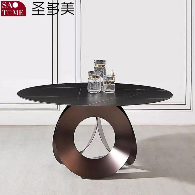 Outdoor Furniture Modern Style Round Dining Table for Restaurant