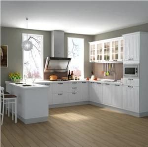 Hot Sell U Style Wooden Kitchen Cabinet