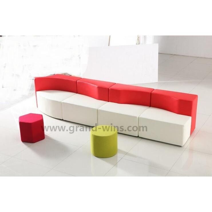 Modern Public Furniture Factory Direct Selling Hotel Library Shaped Sofa