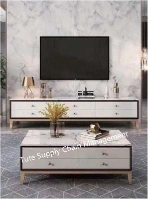 Simple Rectangular Combined Furniture Living Room Tea&TV Table