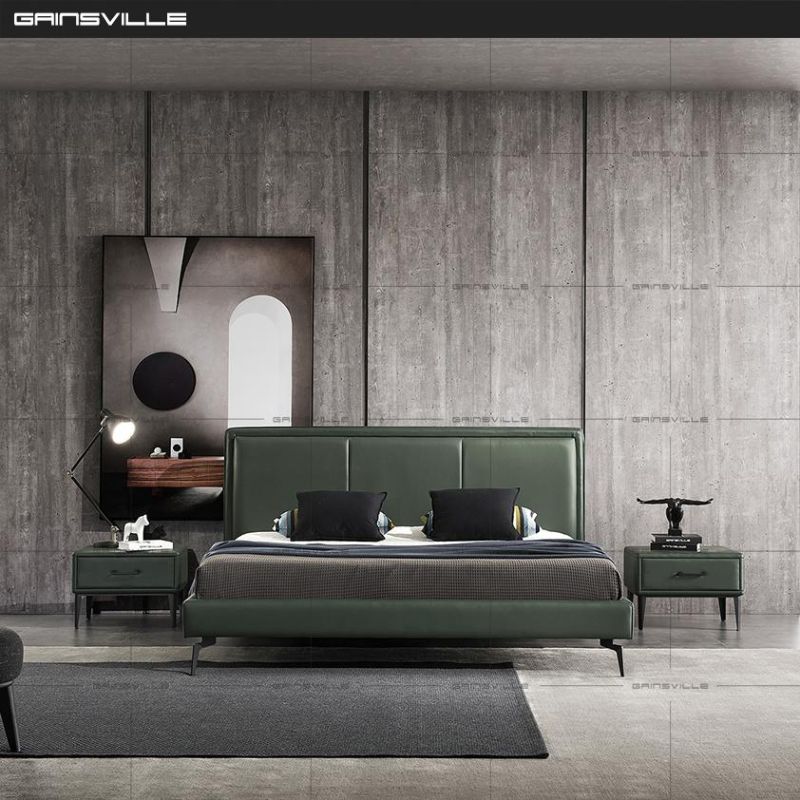 Hot Sale Beds Wall Bed Leather Bed Fabric Bed Hotel Furniture Bedroom Furniture in Fashion Design