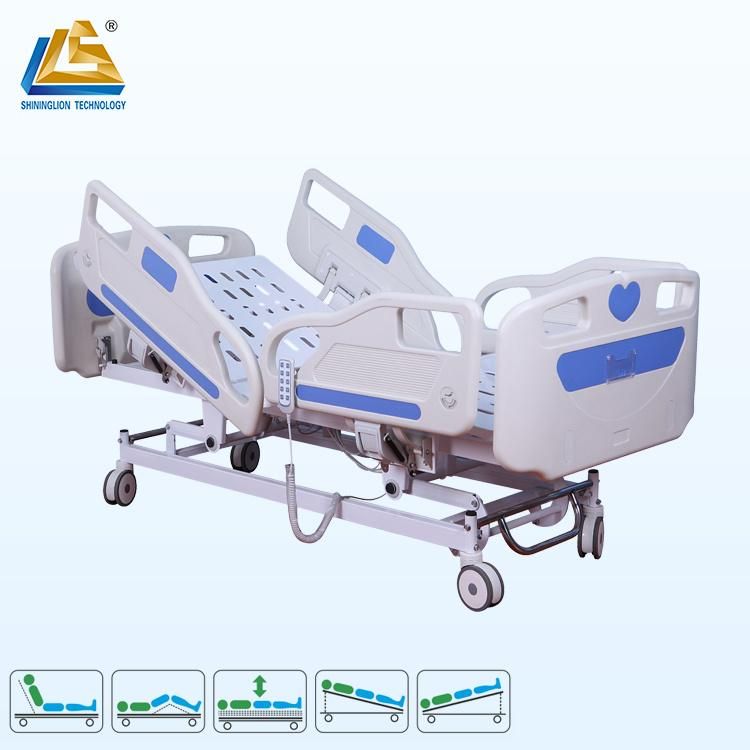 Modern ICU Medical Bed Five Function Adjustable Bed