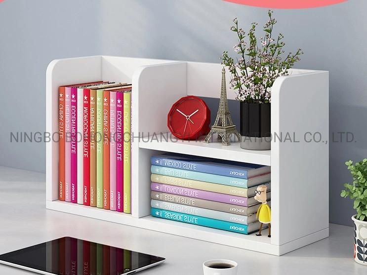 Wooden Desk Organizer Bookcase Bookshelf