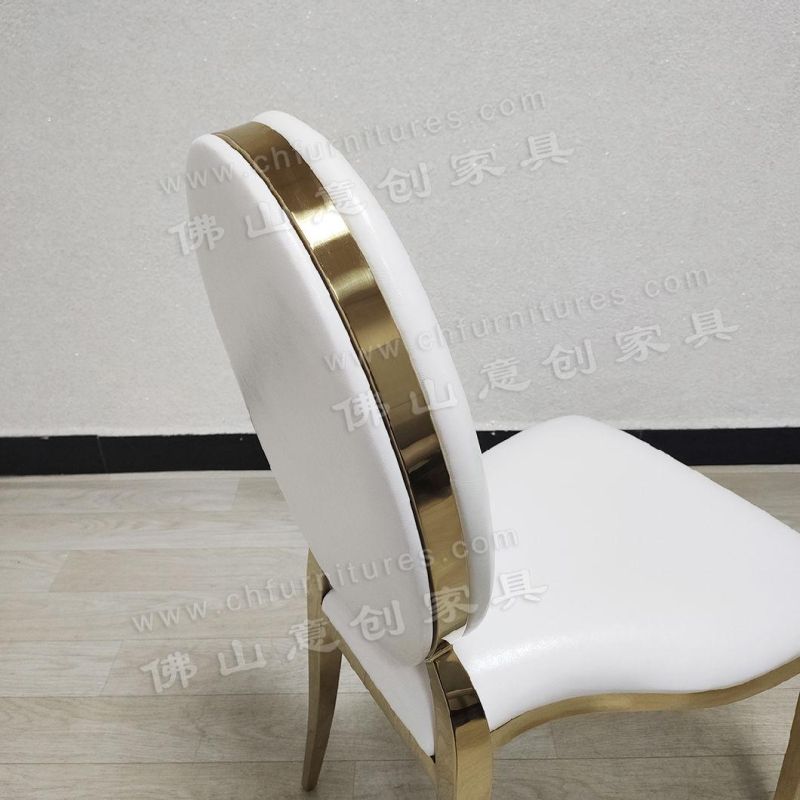 Hyc-Ss2628 Dual-Purpose Stainless Steel Fancy Wedding Chair for Dining Restaurant Event