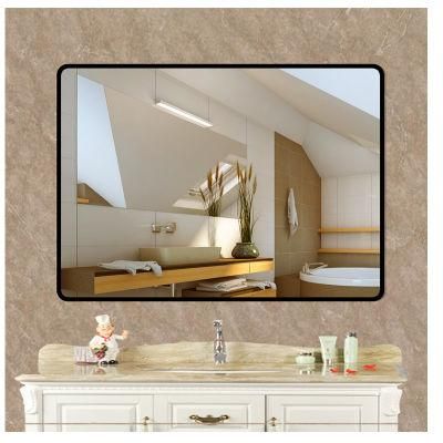 Hotel Smart Frameless Touch Screen Dimmer Lights Bathroom LED Backlit Mirror
