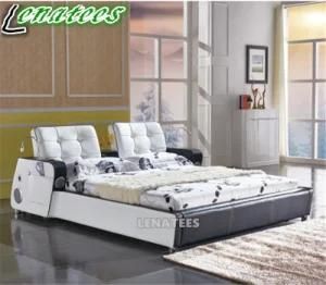 A088 New Model Musical Bed Bedroom Furniture with LED Light