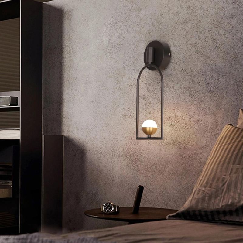 Masivel Indoor Nordic Modern Bedroom Bedside Metal LED Table Lamp