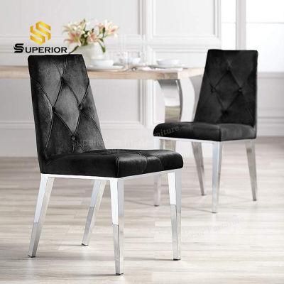 Durable Home Furniture Stainless Steel Dining Chair on Sale