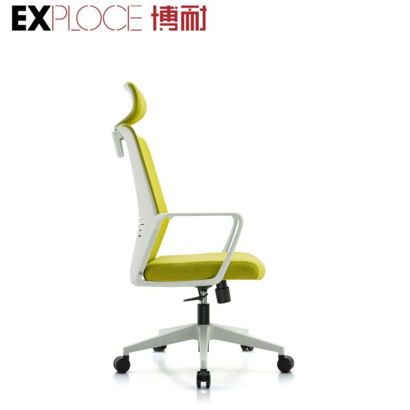 Ergonomic White Task Gaming Visitor Staff Worker Executive Rotating Modern Mesh Chair Office Plastic Wholesales Furniture