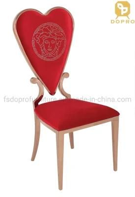 Event Used Stainless Steel Gold Wedding Hotel Banquet Dining Chair