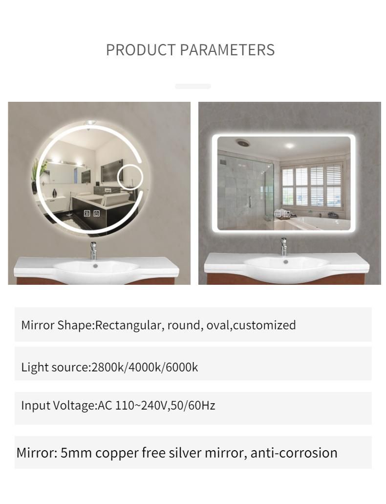 Dressing Table with Hot Sale LED Lamp Mirror