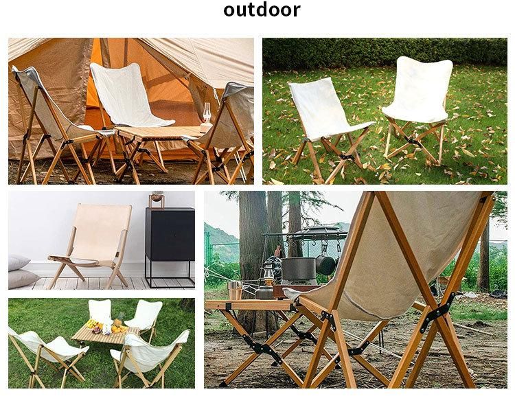 Wholesale Portable Wood Folding Camping Chair
