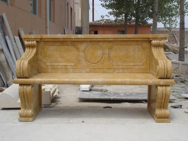 Simple Modern Marble Bench for Outdoor Garden Decoration