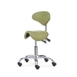 Ergonomic Saddle Seat Dental Assistant Chair Medical Office Stool