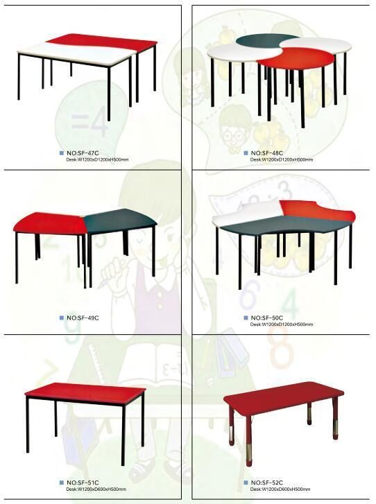 Fashion Daycare Furniture Kids Rectangular Table Children Furniture Sf-51c