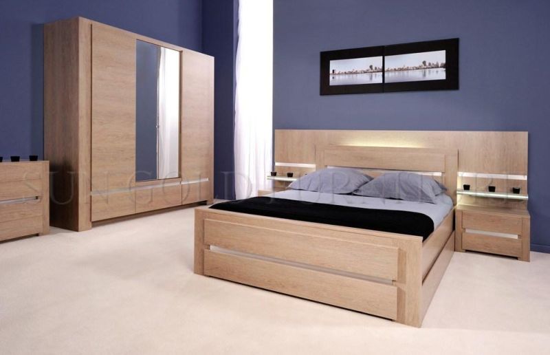 New Design Lofts Bed in Simple Bedroom Modern Furniture Sets (SZ-BF195)