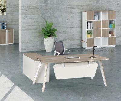 Modern Italian Melamine Executive Office Laptop Desk for Manager