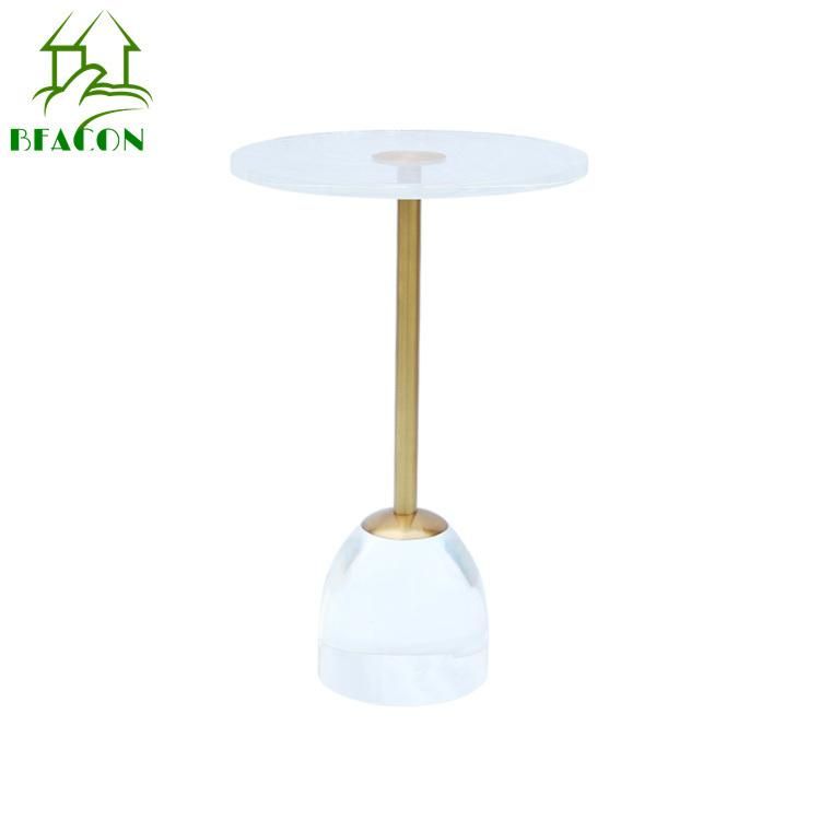 Hot Sale Modern Design Acrylic Top Small Side Table