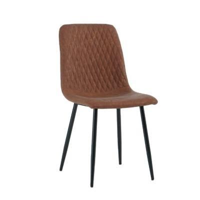 2022 Hot Sale Different Colors Optional Velvet Soft Upholstered Dining Chair with Diamond Type Sewing