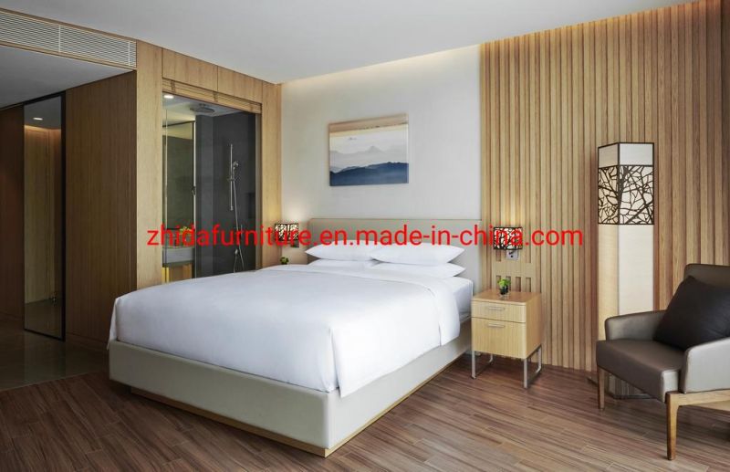 Saudi Arabia Modern 5 Star Commercial Resort Hilton Hotel Apartment Furniture Living Room Bedroom Wooden King Size Bed