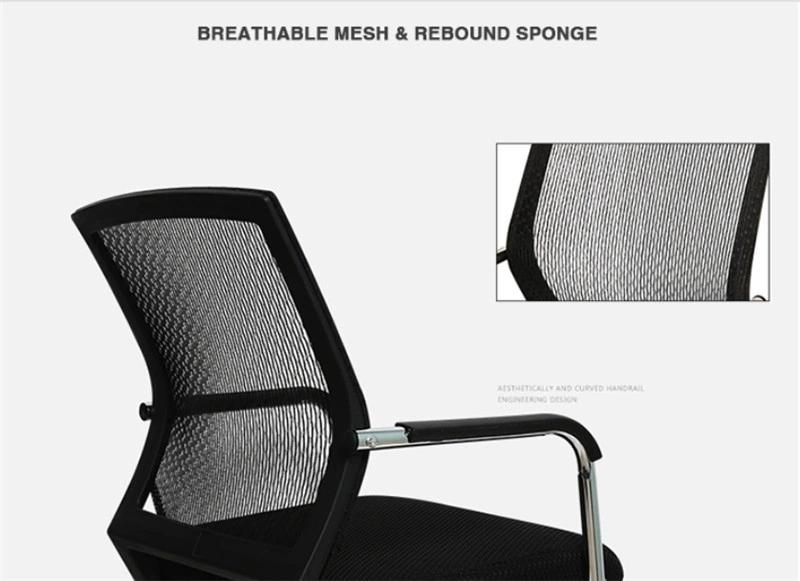 Economic Modern Wholesale Fabric Mesh Staff Computer Desk Ergonomic Office Chair