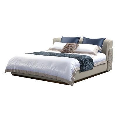 Bedroom Furniture High-End Light Luxury Design King &amp; Queen Size Bed
