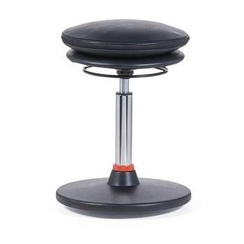 China New Swing Sit Stand Stool Gas Lift Seat and Soft Swivel Active Stool
