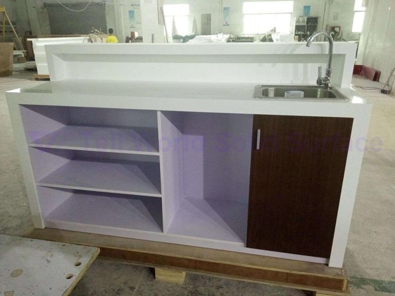Luxury Salad Restaurant Club Commercial Bar Counter Design