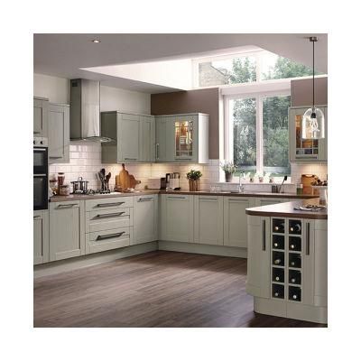 Very Durable Luxury Modern Melamine Modular Kitchen Cabinet for Prefabricated Residential House Kitchen Furniture